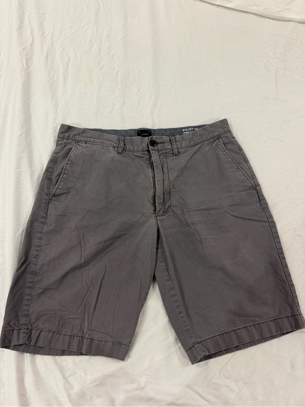 Men's J. Crew Gray Chino Shorts